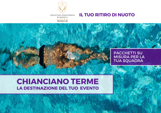 Ritiro di nuoto a Chianciano Terme, pacchetti personalizzati per squadre.