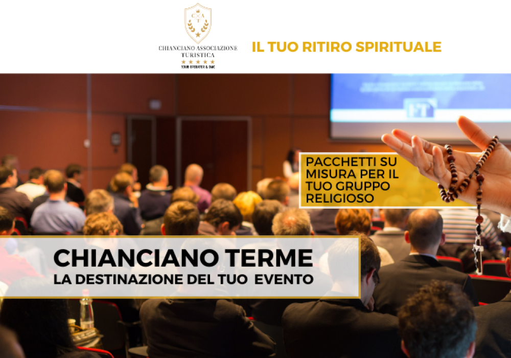 Spiritual retreat in Chianciano Terme for your religious group.